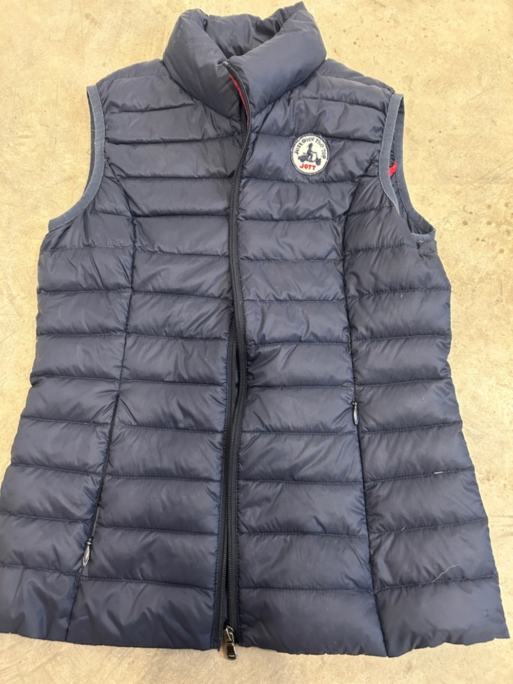 JOTT Navy Quilted Puffer Vest - Sleeveless